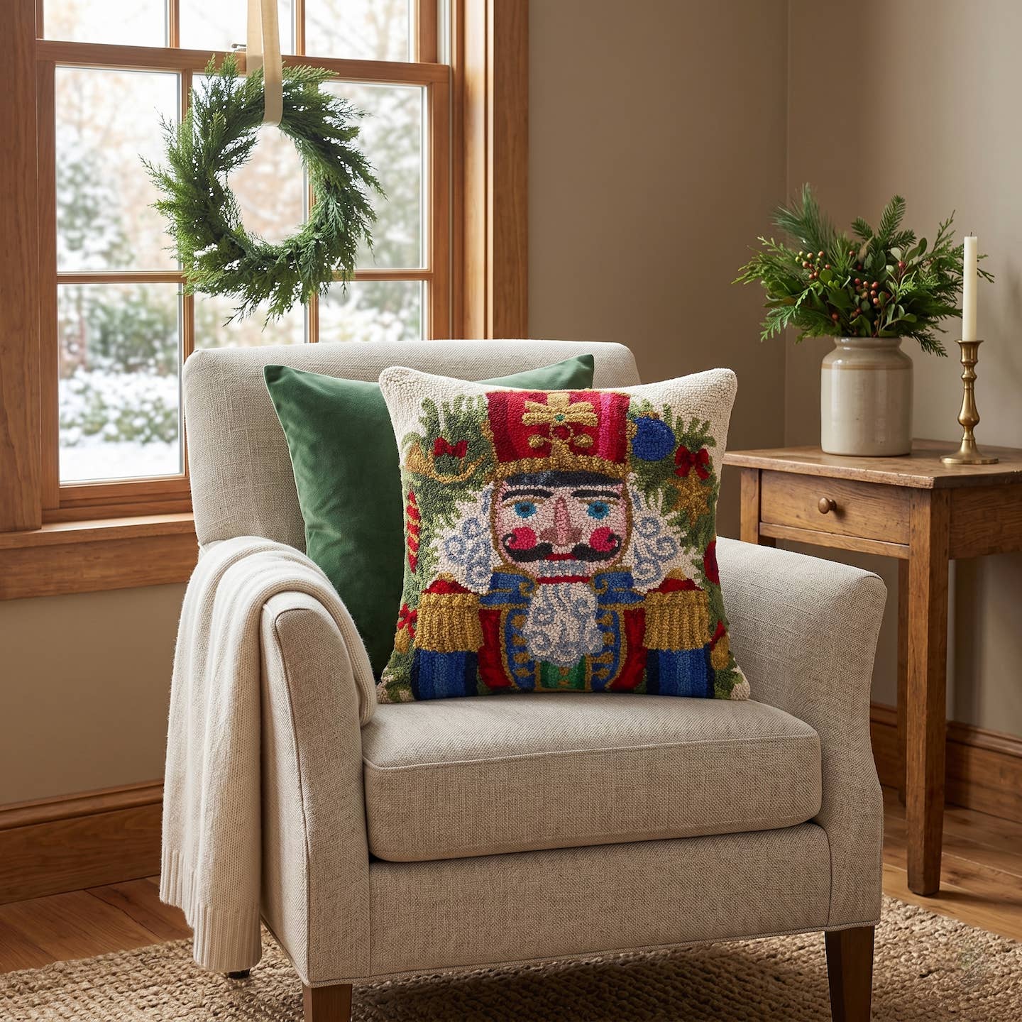 NUTCRACKER HOOK PILLOW