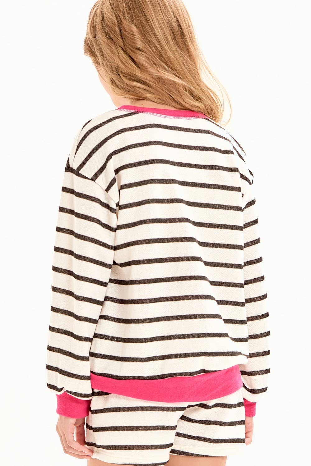 Stripe French Terry Sweatshirt