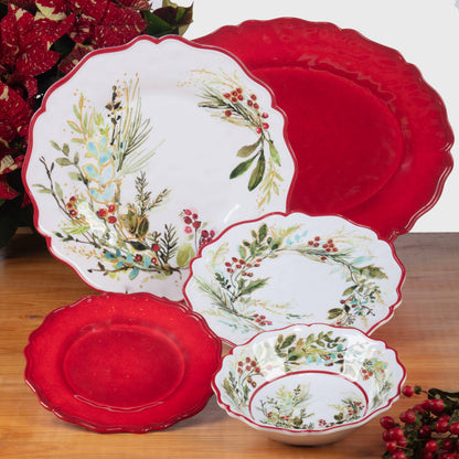 Christmas Gatherings Melamine Dinner Plate 11in