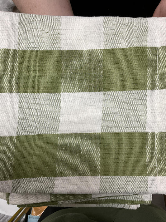 Antique green napkins