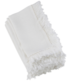 Stonewashed Fringe Napkin