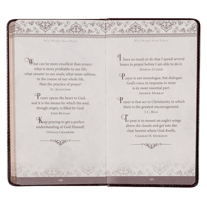 Gift Book Prayers From the KJV Faux Leather