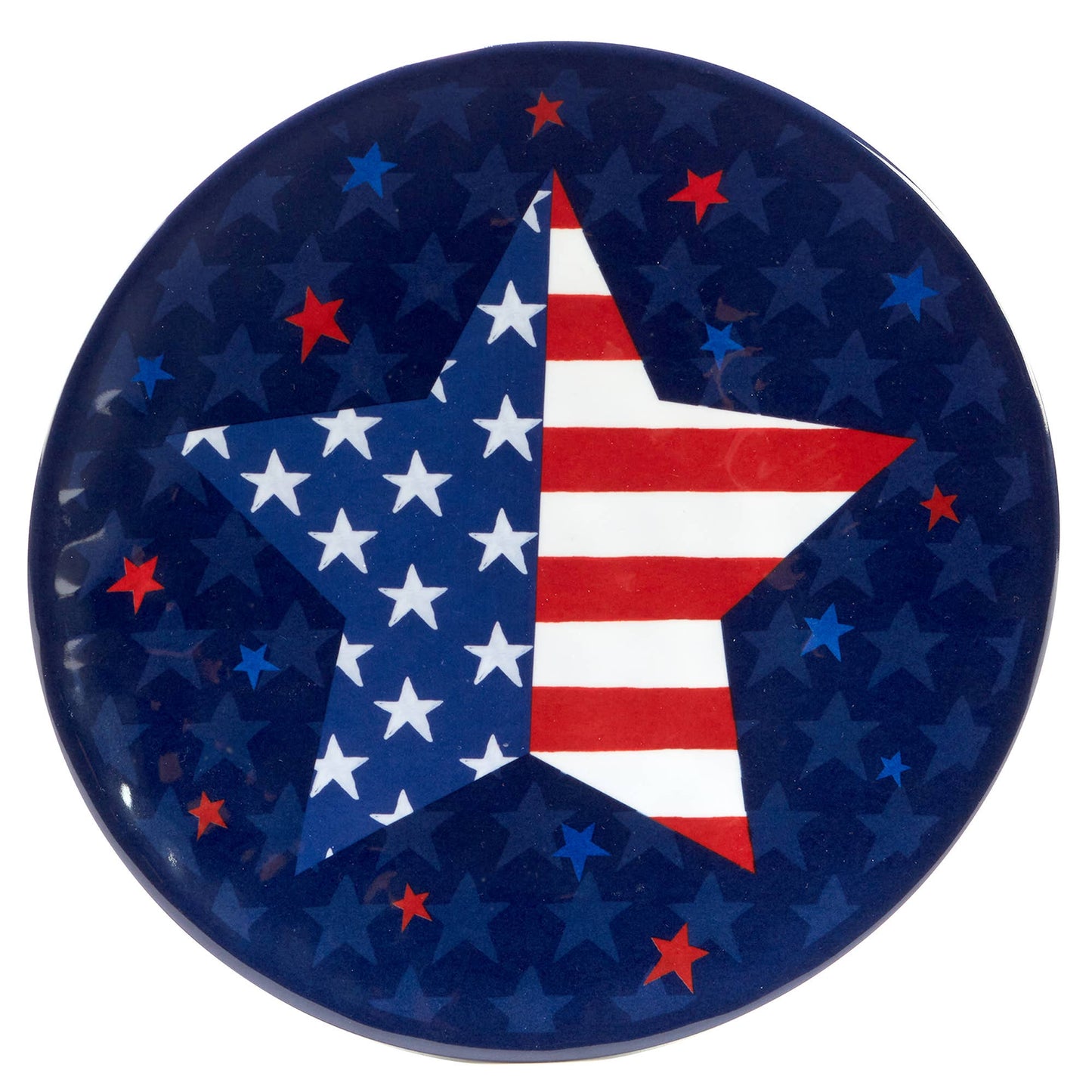 Stars & Stripes Melamine Salad Plate 9in (300 Grams)