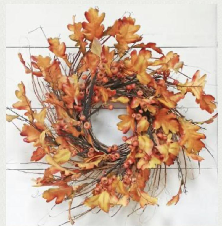 Oakleaf and Berry Wreath