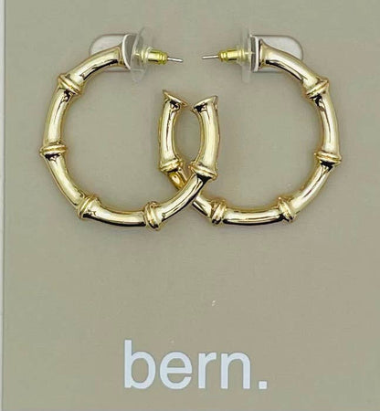 GOLDEN - Thick Bamboo Hoop (gold) BER408