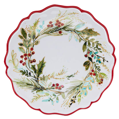 Christmas Gatherings Melamine Dinner Plate 11in