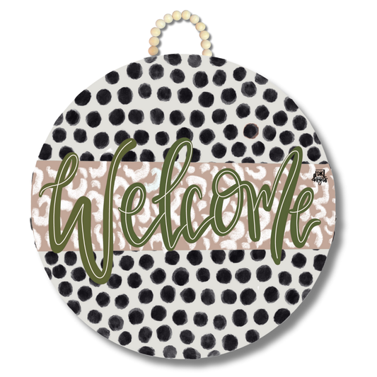 DK Mocha Zoey Large Door Hanger
