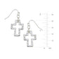 Silver Cross Earrings