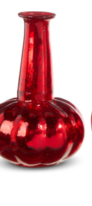 Red Mercury Glass Vases