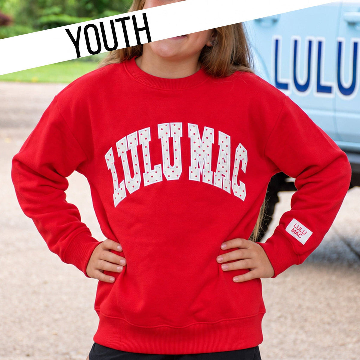 Lula Mac Red/White Polka Dot- Stitch
