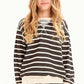 Stripe French Terry Sweatshirt