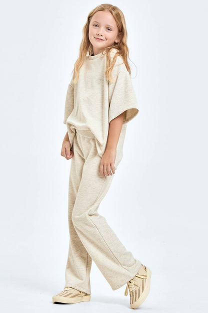 Cotton French Terry Top and Pants Set