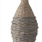 Woven Willow & Metal Vases