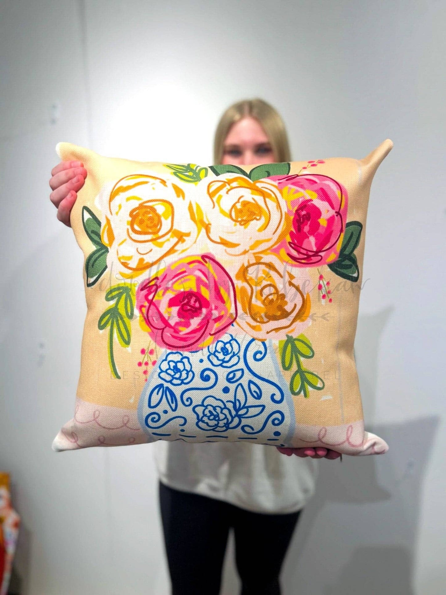 Carrie Mae Floral Pillow
