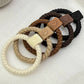 LDC 5pcs Smile Face Decor Braided Hair Ties