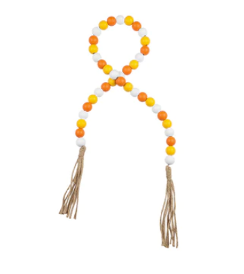 Candy Corn Beaded Tassel