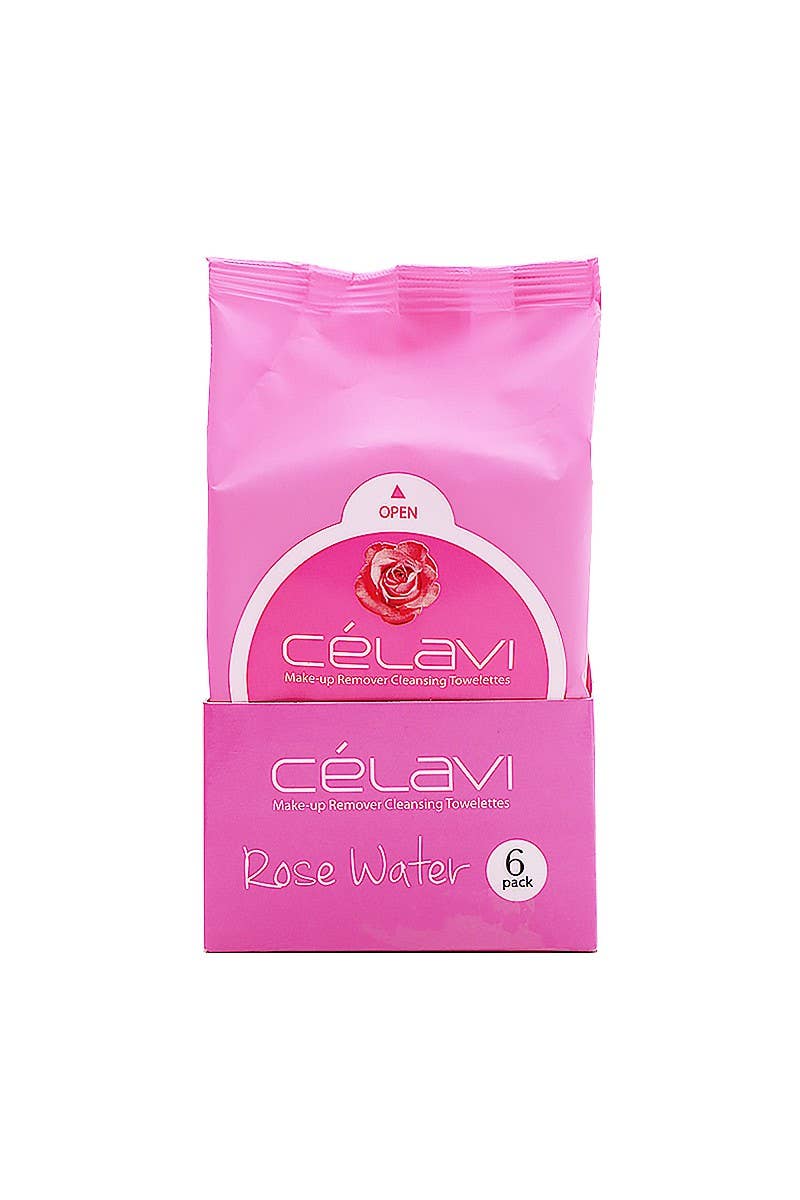 Celavi MT021 Rose Water Makeup Cleansing Towelette -