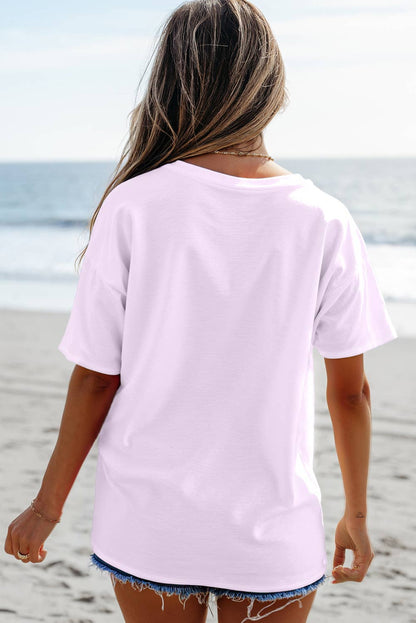 LDC Flag Bow Graphic Crewneck Tee