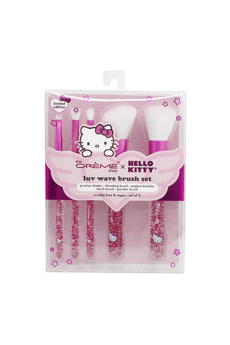 TCS HKBS9324 Hello Kitty Luv Wave Brush Set - 6 pcs