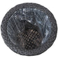 Round Polyrattan Indoor Planters - Black