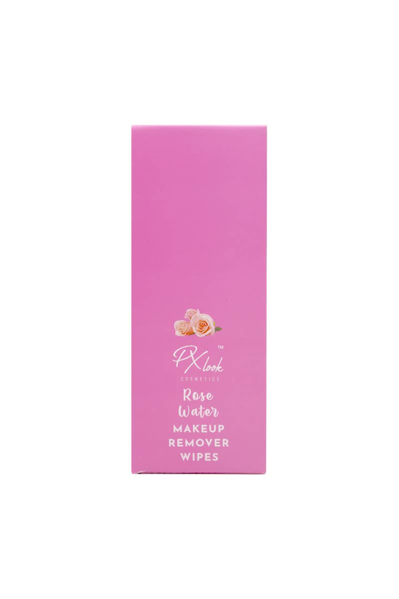 PxLook Cosmetics N-201-14 Rose Water Makeup Remover Wipe -