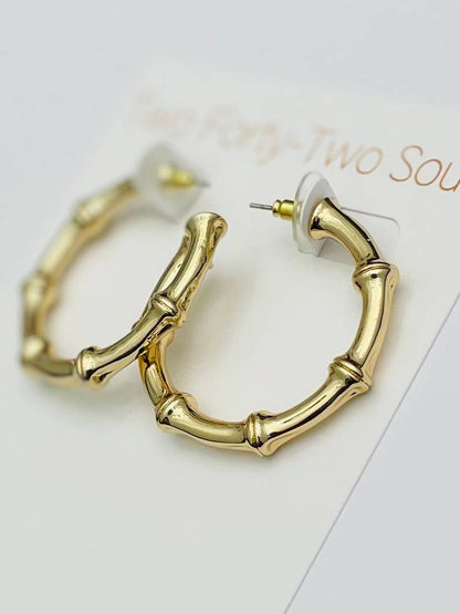 GOLDEN - Thick Bamboo Hoop (gold) BER408