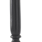 Black Wood Taper Candleholders