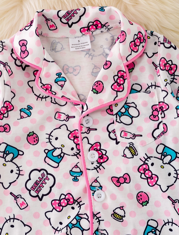 Hello Kitty Pajama Long Sleeve Set