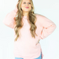 Pink Fleece Sweatshirt