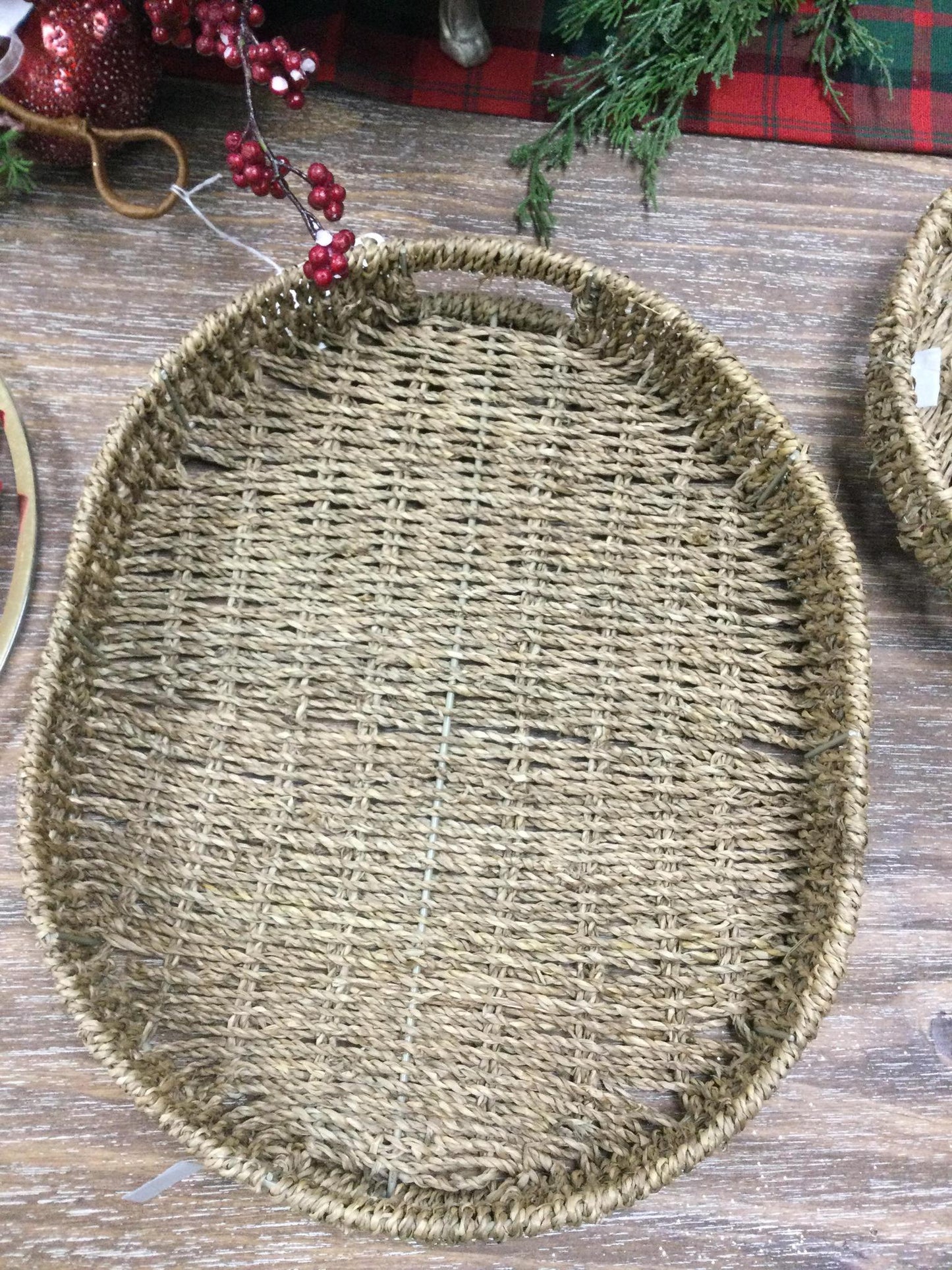 oval sea grass baskets