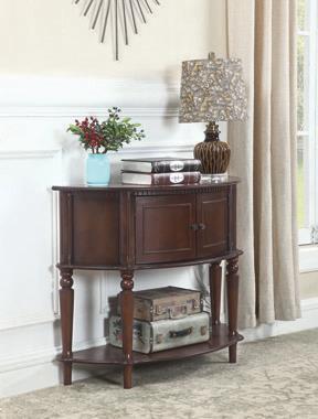 Brown console table