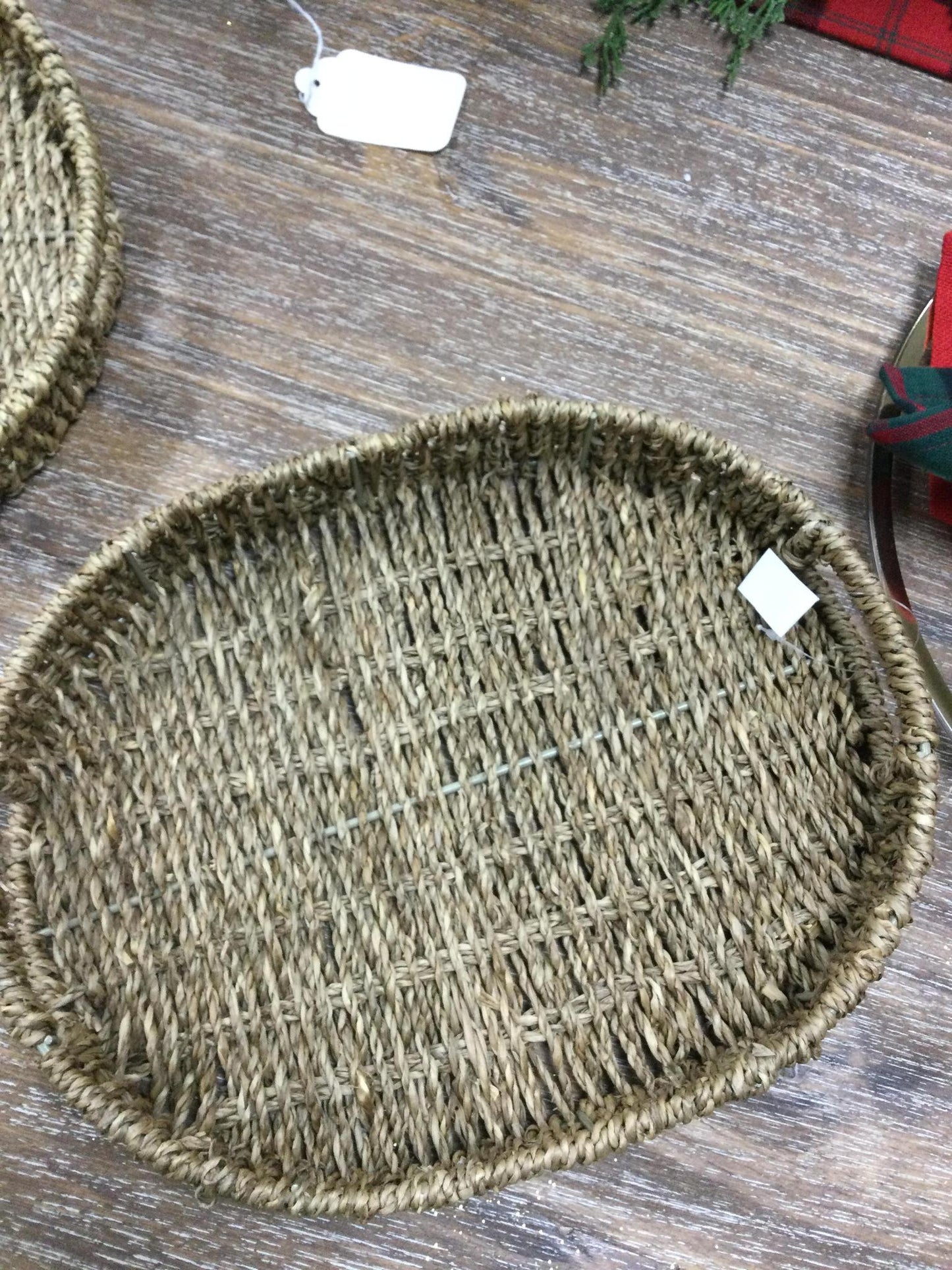 oval sea grass baskets