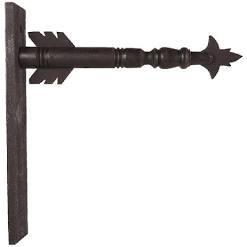 Black Wooden Arrow