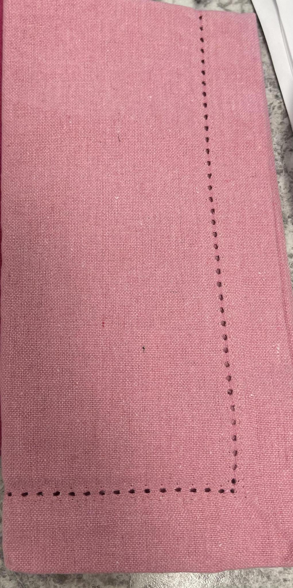 Light pink napkins