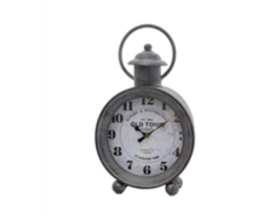 Alarm clock style table clock