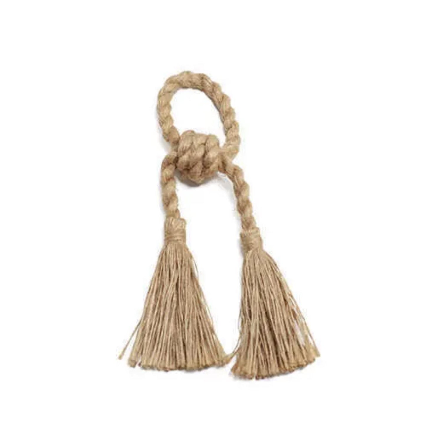 jute tassel napkin rings