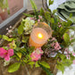 colored flameless glass candles