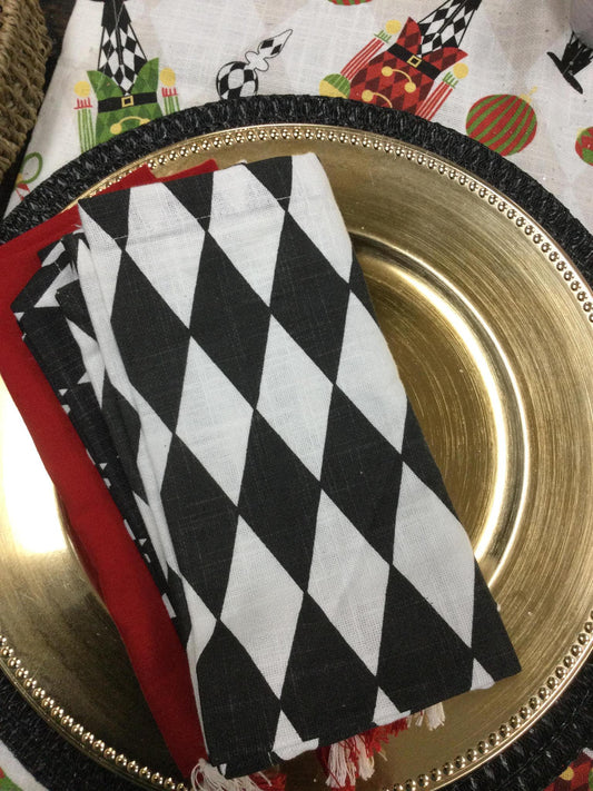 harlequin napkins