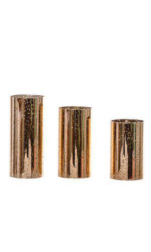 Gold Mercury Glass Candles