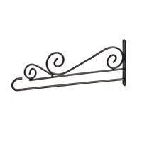 Swirl wall mount garden flag hanger