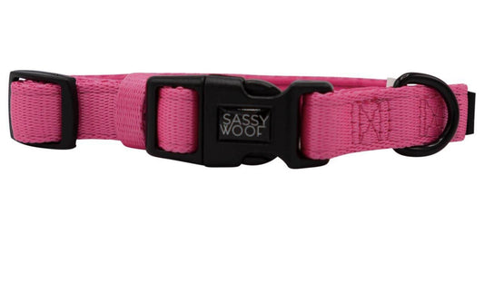 Pink dog collar