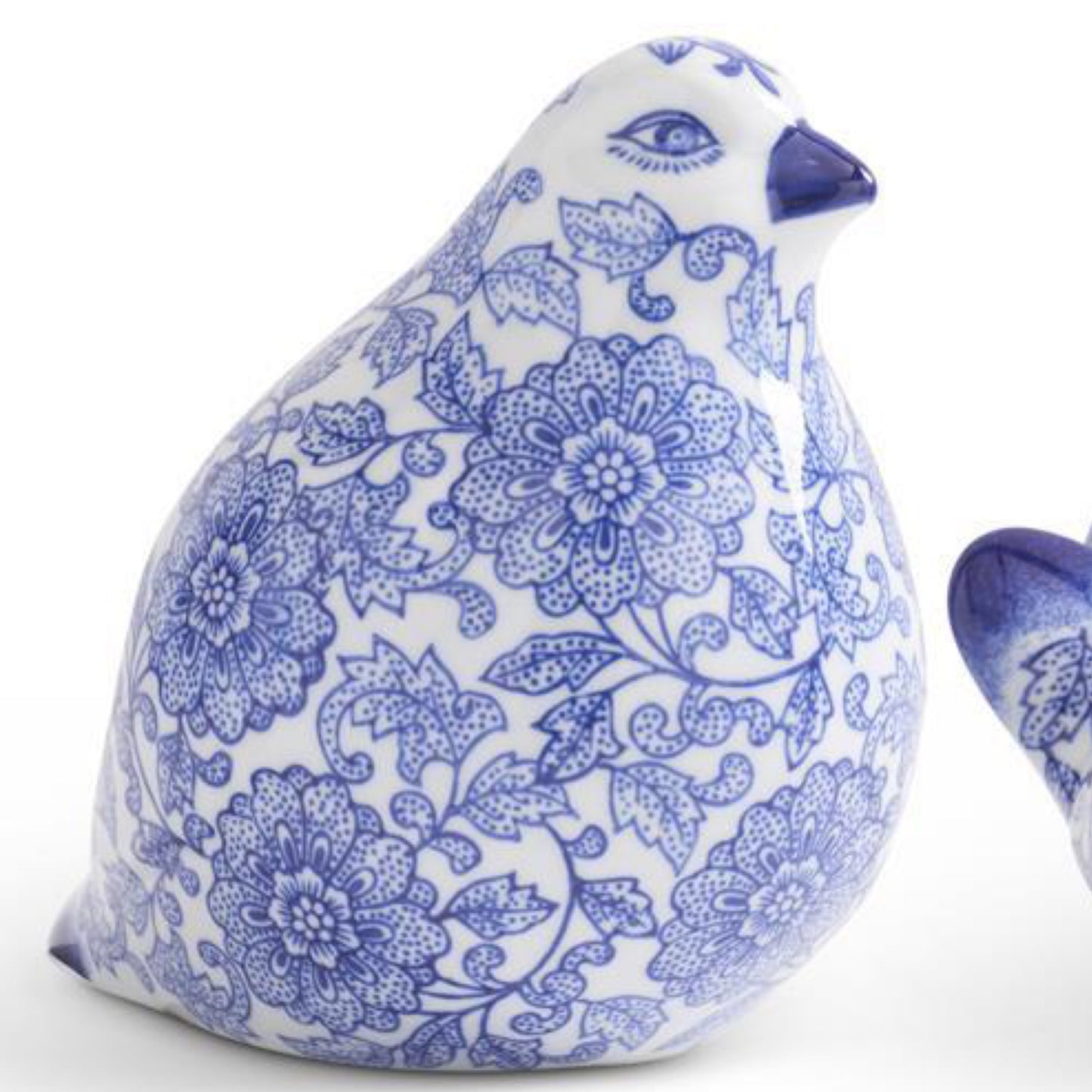 Large Blue/White Chinoiserie Birds