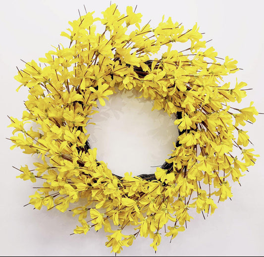 Forsythia wreath