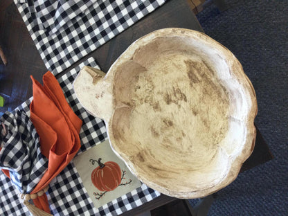 Pumpkin dough bowls