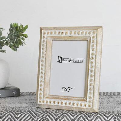 Wood beaded Frame