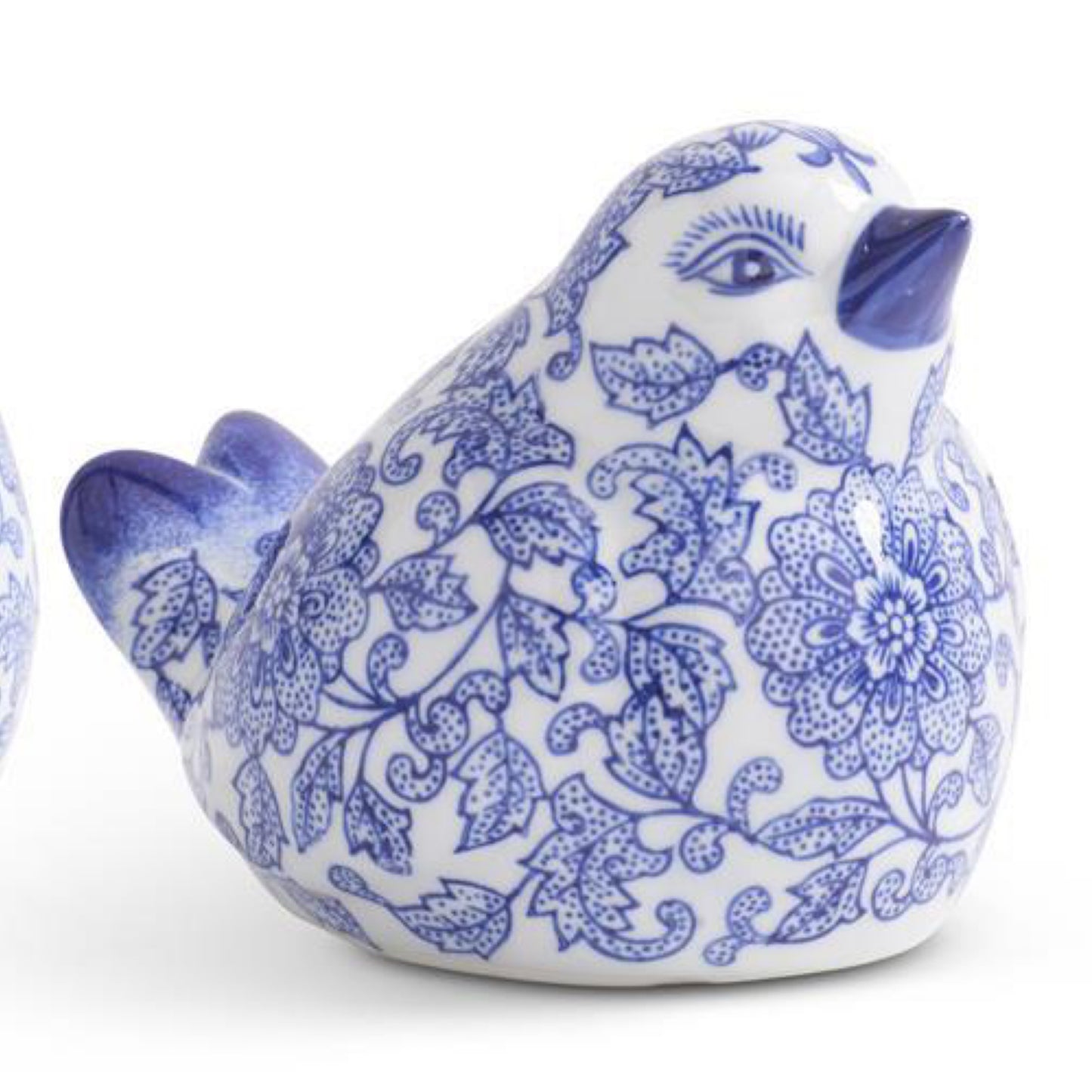 Med Blue/White Chinoiserie Birds