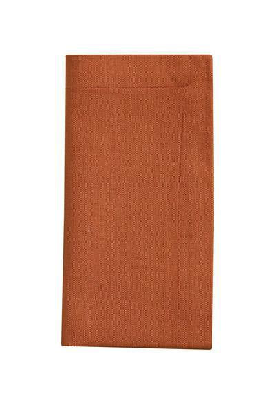 Chadwick terracotta orange napkin