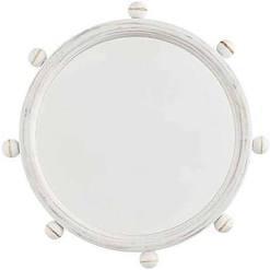 mud pie 2 tone beaded small mirror