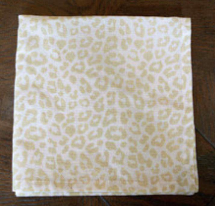 Leopard napkin