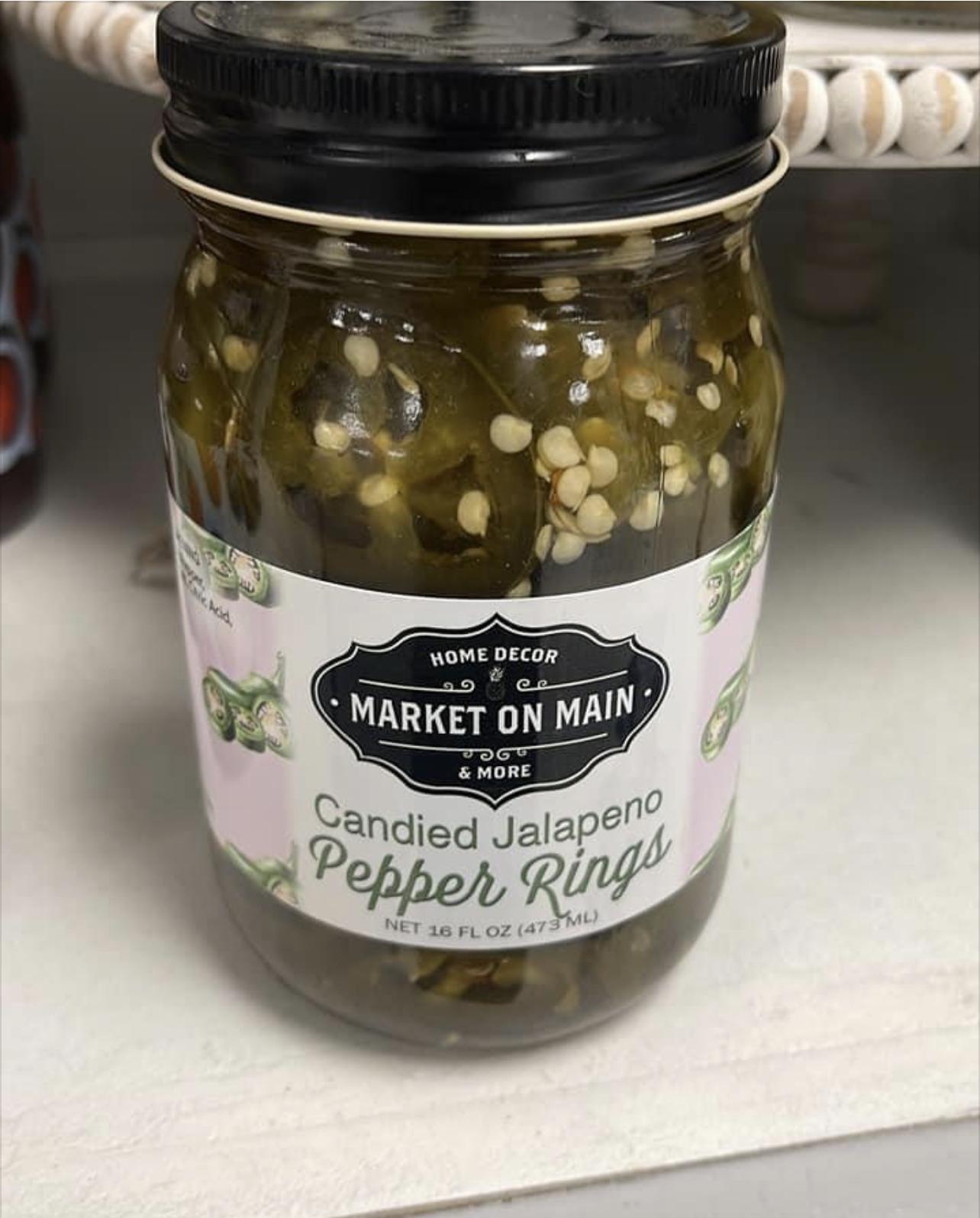 Candied Jalapeno Pepper Ring